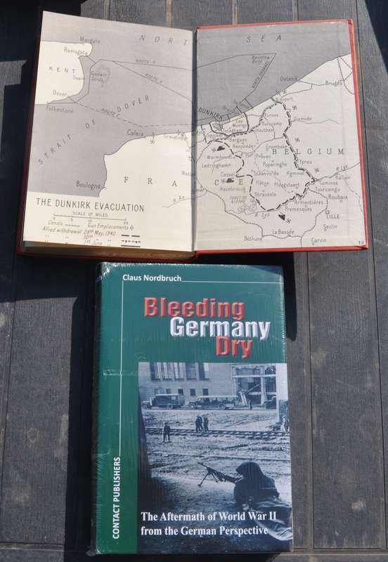 THE SANDS OF DUNKIRK & ALLIED ATROCITIES and MASSACRES IN GERMANY 1944-51 - both 1st editions