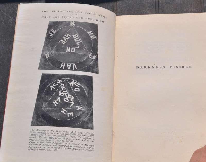 DARKNESS VISIBLE A Revelation & Interpretation of Freemasonry [1953]