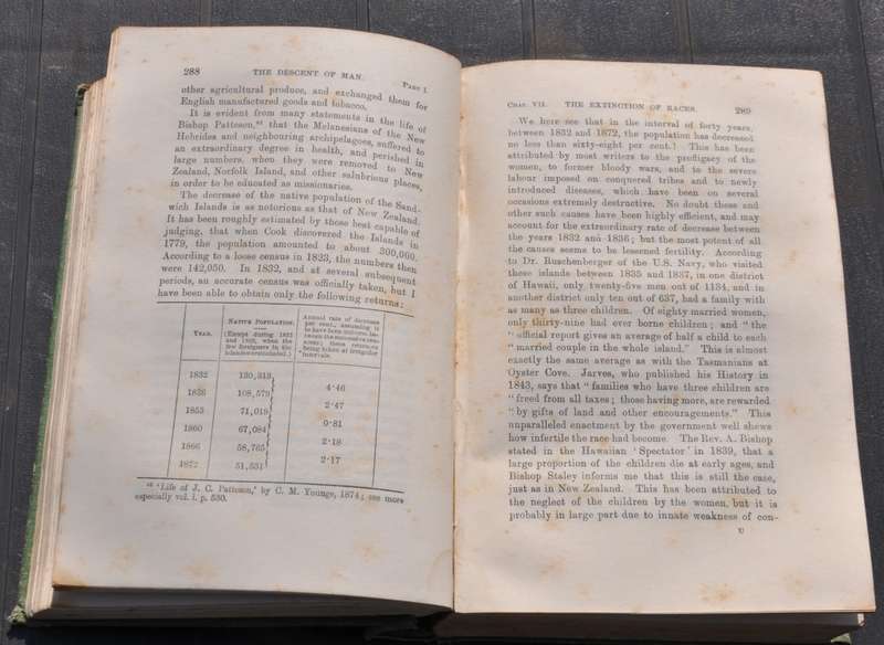 THE DESCENT OF MAN by Charles Darwin  [1901]