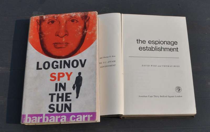 2 non-fiction books on ESPIONAGE and AGENTS, SPIES, SECRET SERVICE et al.