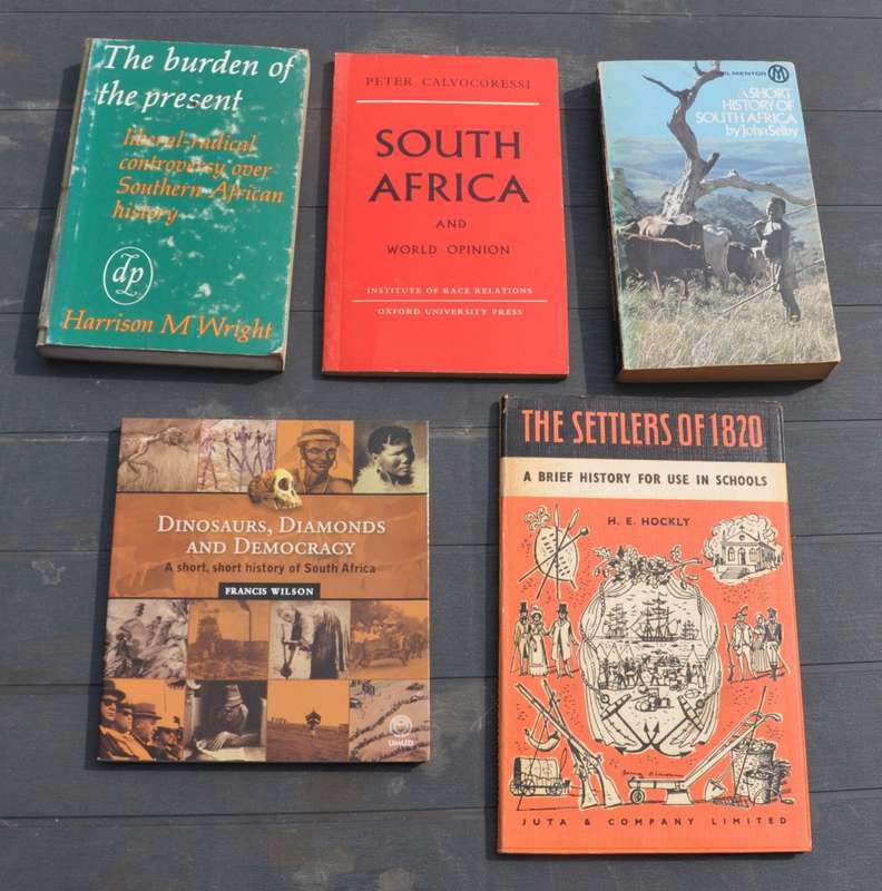 5 books on HISTORY OF SOUTH AFRICA  - all in English