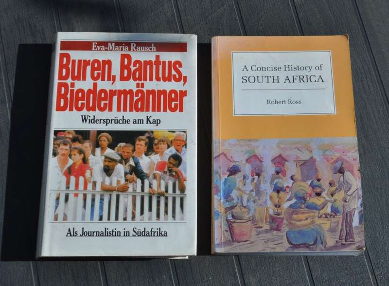 2 historiographical books on Old South Africa, in English and German