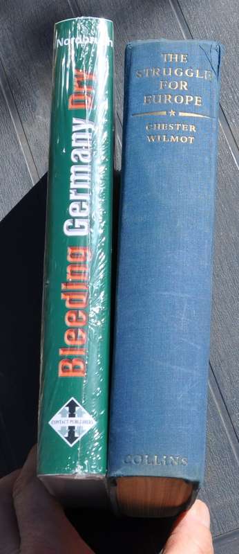 THE STRUGGLE FOR EUROPE & ALLIED CRIMES/ATROCITIES IN GERMANY/AUSTRIA 1944-51 - both 1st editions