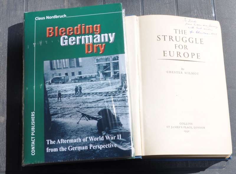 THE STRUGGLE FOR EUROPE & ALLIED CRIMES/ATROCITIES IN GERMANY/AUSTRIA 1944-51 - both 1st editions