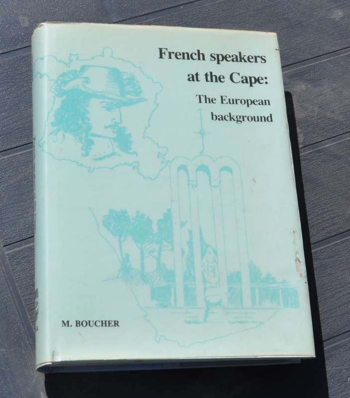 FRENCH SPEAKERS AT THE CAPE