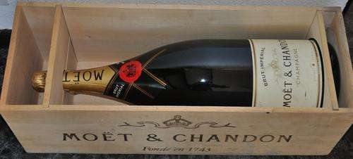 BALTHAZAR  MOET & CHANDON 12 LITRES of finest French Champagne in original wooden box NO RESERVE