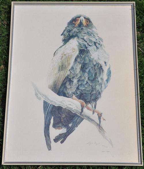 LEIGH VOIGT Original limited editioned print SIGNED - 50cm x 65cm, framed