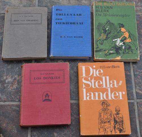 H. S. van BLERK  - 5 harde band boeke in baie goeie tweedehandse toestand