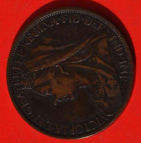 Crazy R1 / No Reserve Auction! ONE PENNY 1900 - GREAT BRITAIN - WHAT A CONDITION!