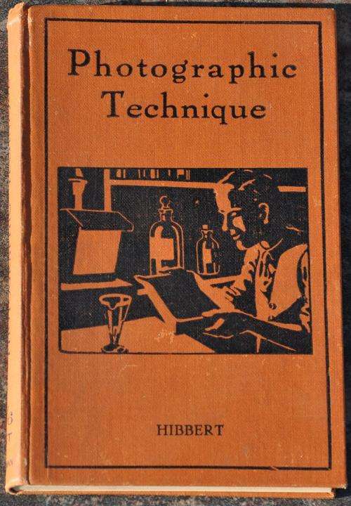 VINTAGE BOOK: PHOTOGRAPHIC TECHNIQUE - nice antiquarian collectible in top condition