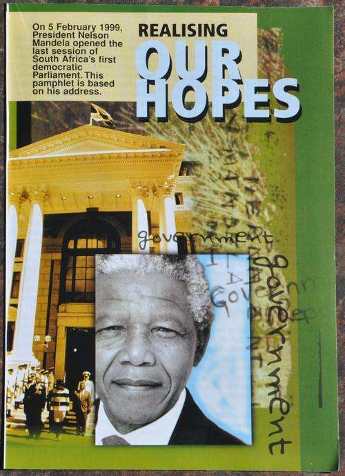 NELSON MANDELA on 5 February 1999 ORIGINAL PAMPHLET in excellent condition