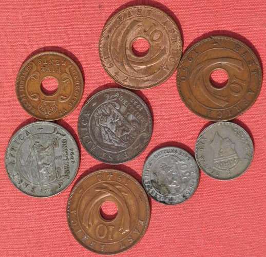 Top BRITISH EAST AFRICA Collection - lots of silver coins among them