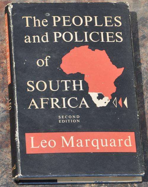 THE PEOPLES AND POLICIES OF SOUTH AFRICA - skarse Africana - oorspronklike stofomslag!