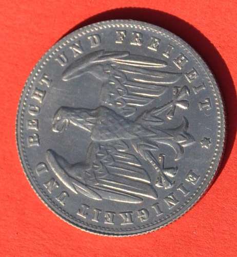 DEUTSCHES REICH - 500 Mark 1923 D -  Rare German Coin Aluminium