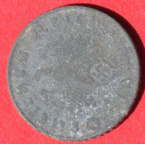 DEUTSCHES REICH - 5 REICHSPFENNIG 1944 E  Very rare German 100% Zinc Coin TOP NUMISMATIC COLLECTIBLE