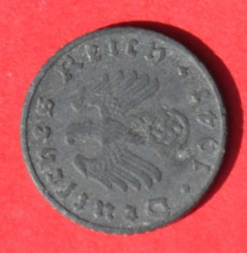 DEUTSCHES REICH - 5 REICHSPFENNIG 1941 B  Very rare German 100% Zinc Coin TOP NUMISMATIC COLLECTIBLE