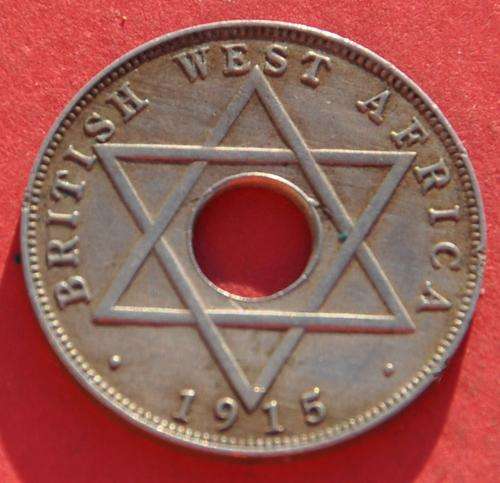 BRITISH WEST AFRICA One Half Penny 1915 - MAGNIFICIENT NUMISMATIC COLLECTIBLE
