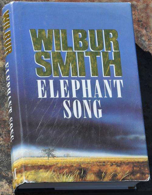 WILBUR SMITH: ELEPHANT SONG - original dust jacket,  brilliant condition