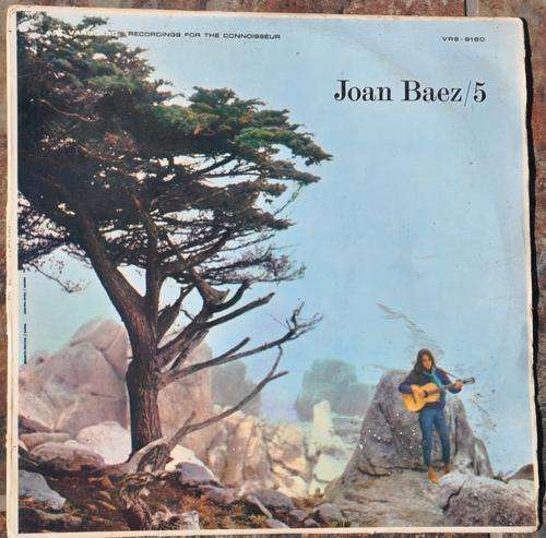 JOAN BAEZ - JOAN BAEZ/5 (ca. 1969) Antiquarian Music Collectible (LP in excellent condition)