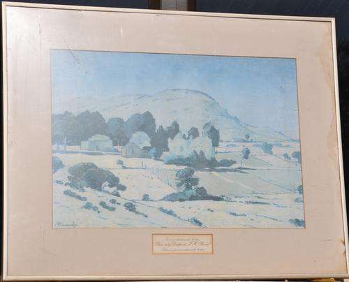 PLAAS NABY DERDEPOORT by J.H. PIERNEEF, framed - pick up possible