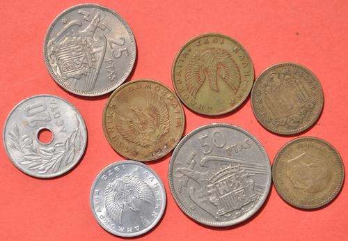 SPAIN & GREECE - VERY INTERESTING NUMISMATIC LOT - Your bid for all