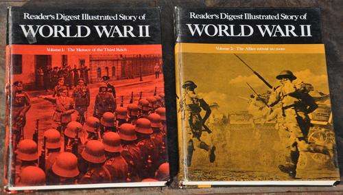 Crazy R1 No Reserve Auction!!!! WORLD WAR TWO huge coffee table books COMPLETE SET