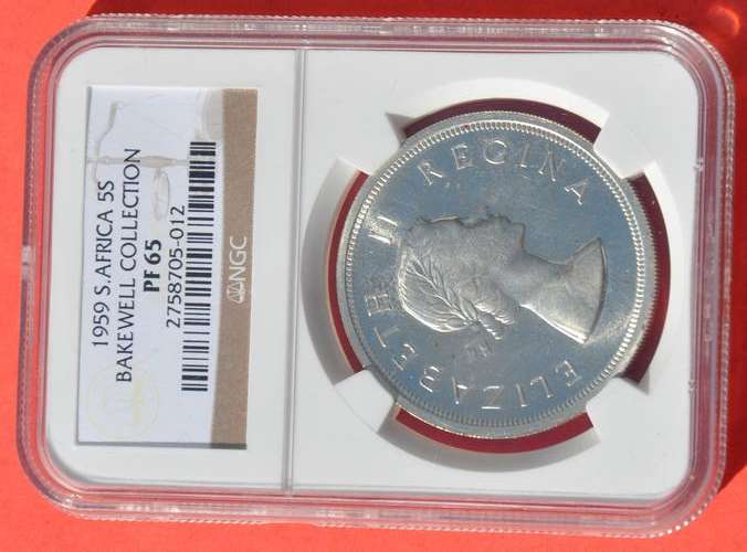 1959 5S (Crown) BAKEWELL COLLECTION graded by NGC PF 65