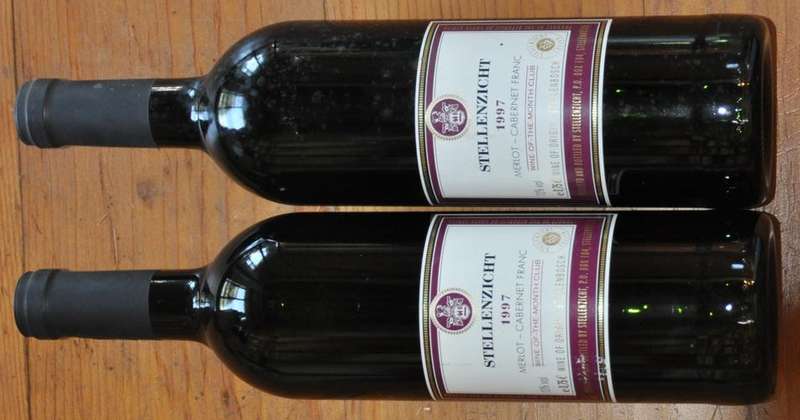 STELLENZICHT MERLOT-CABERNET FRANC 1997 - PICK UP POSSIBLE