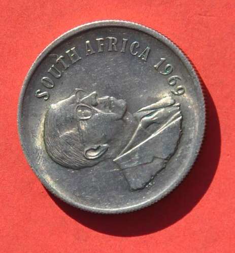 R1 1969 E - condition! - STUNNING SOUTH AFRICAN SILVER INVESTMENT