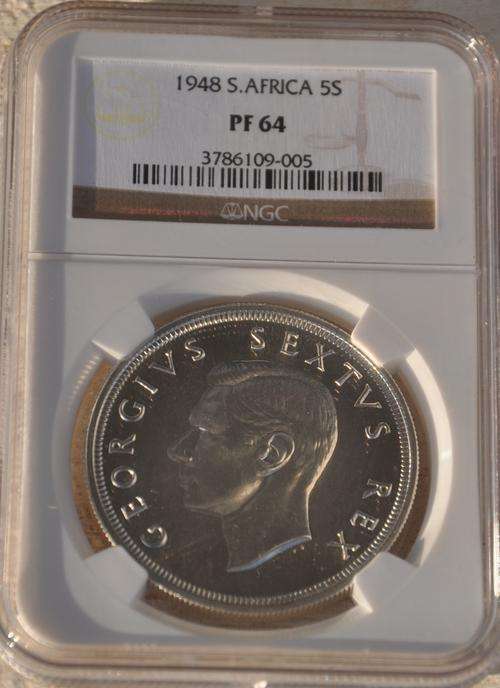 1948 5S (Crown) graded by NGC PF 64