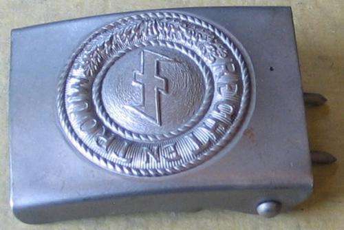 WAFFEN-SS BUCKLE - Dutch/Flemish Volunteers (?) - perfect condition