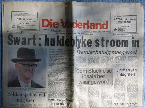 DIE VADERLAND - Original