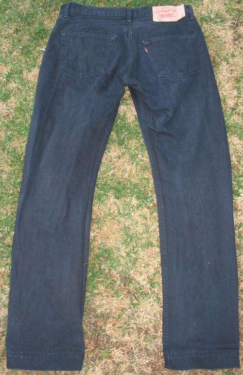 LEVI'S JEANS 501 - BLACK - Size 32/34