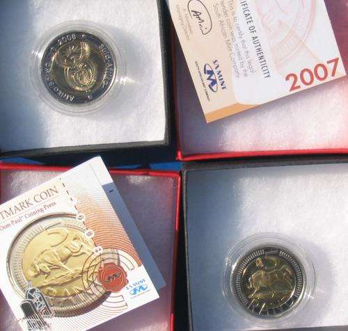 Combo OOM PAUL R5 2007 & 2008 - in original SA MINT box  WITH CERTIFICATE