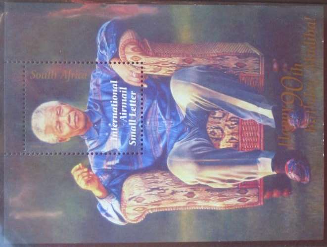 SOUTH AFRICA - Heroes of the ANC & SACP - Mint Sheet - Original NELSON MANDELA commemorative item
