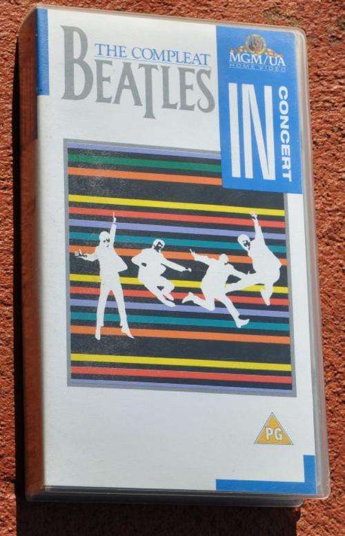 THE BEATLES: IN CONCERT! - - - THIS IS A VIDEO (NO DVD) as new SCARCE
