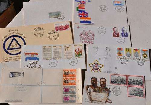 NICE SOUTH AFRICA FDC LOT both Union and Republic of South Africa YOUR BID FOR ALL