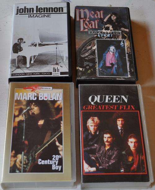 4 TOP MUSIC VIDEOS as new JOHN LENNON - MEAT LOAF - T. REX - QUEEN