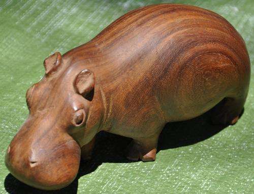 WOODEN HIPPO