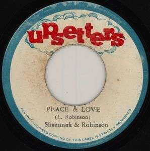 Upsetters - Peace & Love / Peace a Dub    7"