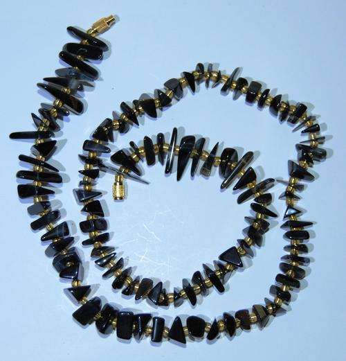 Tigers Eye (Blue) Beaded Necklaces