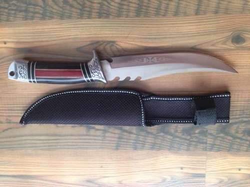 Wood & Stainless Steel Trailing Point