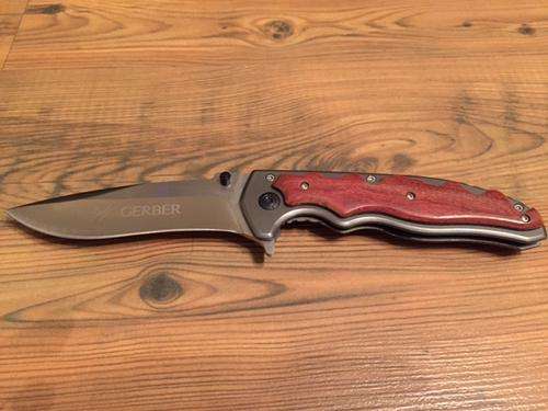 BG Wood & Stainless Steel Knife