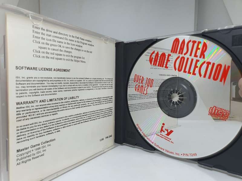 Master Game Collection Over 100 Games PC CD-ROM-International Software 1996