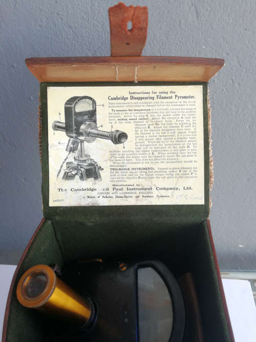 Antique pyrometer
