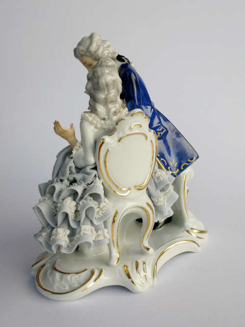 Majestic Dresden figurine commemorating Mozart