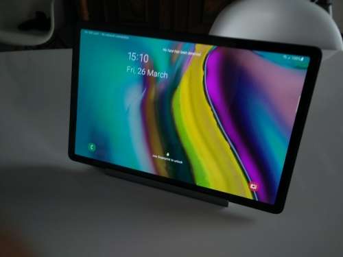 Samsung Galaxy Tab S5e LTE + pogo charging dock + original book cover