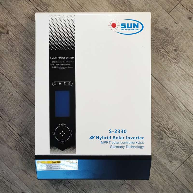 SUN S-2330 24v 3KVA MPPT Pure Sine Wave Hybrid Solar Inverter