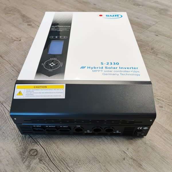 SUN S-2330 24v 3KVA MPPT Pure Sine Wave Hybrid Solar Inverter