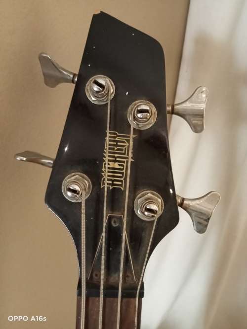 Buckley Bass guitar and Buckley Amplifier